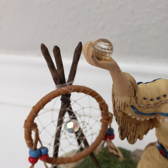 Hamilton Collection Maiden's Dream Native American Figurine Mystical Dreams 1999 - Picture 4 of 10